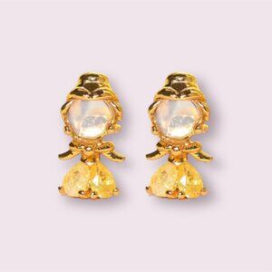 Disney Inspired Earrings- Belle/Beauty And The Beast